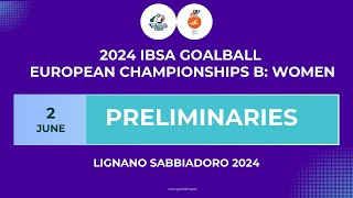 DAY 2  IBSA GOALBALL EUROPEAN CHAMPIONSHIP quotBquot ITALY [upl. by Ailiec]