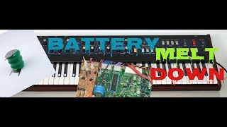 THE infamous KORG POLYSIX CORRODING battery ISSUE [upl. by Steady616]