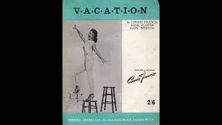 Connie Francis  VACATION [upl. by Redyr]