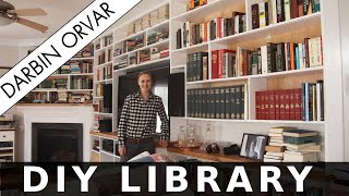 DIY Home Library with LED Lighting [upl. by Jedlicka544]