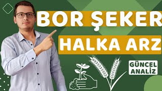 BOR ŞEKER HALKA ARZ  BOR ŞEKER BORSK HALKA ARZ  YENİ HALKA ARZ  HALKA ARZ  BORSA İSTANBUL BIST [upl. by Keelia]