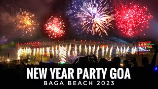 Goas Biggest New Year Party At Baga Beach 2023  31st Night Goa [upl. by Sharyl]