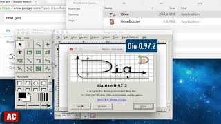 Run Dia 0972 diagram editor on OS XWineBottlerCombo [upl. by Nerrol]