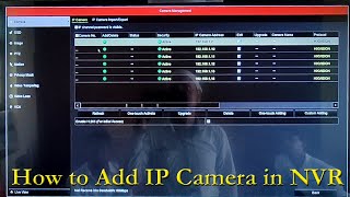 Hikvision ip camera setup  How to Add New IP Camera in Hikvision NVR [upl. by Ricki]