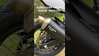 Himalayan Rally Arrow Exhaust sound  Royal Enfield Worlds First shorts [upl. by Dixil]