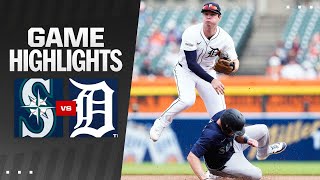 Mariners vs Tigers Game Highlights 81524  MLB Highlights [upl. by Magner]