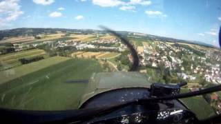 Landing Pinkafeld LOGP Runway 33 [upl. by Amoihc400]