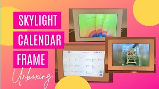 SKYLIGHT CALENDAR FRAME UNBOXING [upl. by Gorlicki821]