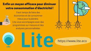 LITE ECO  Faites lanalyse de votre consommation et des économies denergies [upl. by Adolphe]