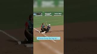 Softball celebration GONE WRONG 🤯 shorts [upl. by Epoillac]