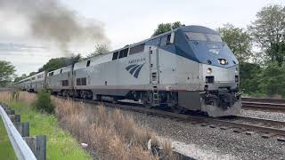 72 trains in 4 days at Ashland Va May 4th  9th 2021 CSX VRE and Amtrak specials W654 and W554 [upl. by Hayikat]