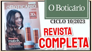 Revista o Boticário CICLO 102023 COMPLETA Muitas Promoções Boas  Silso Santos [upl. by Nnov]