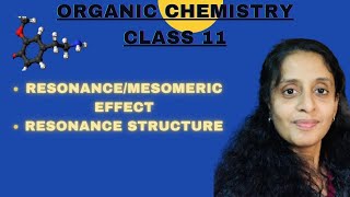 Resonance StructureResonance EffectElectron Displacement Effect Class 11 Organic Chemistry [upl. by Braynard]