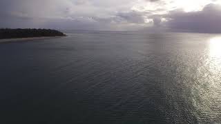 Stradbroke Island Drone Fishing 400m [upl. by Mahtal]