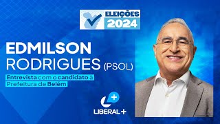 Liberal Notícias entrevista Edmilson Rodrigues PSOL candidato à Prefeitura de Belém [upl. by Annaes]