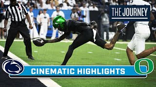 CINEMATIC HIGHLIGHTS Oregon Tops Penn State to Capture Big Ten Football Championshp  The Journey [upl. by Cumine]