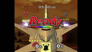 Super Smash Bros Melee  Classic Mode wPeach Very Hard [upl. by Attehcram]