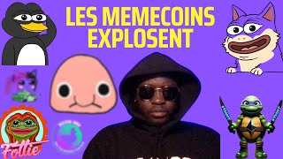 🔥🔥LES NOUVEAUX MEMECOINS QUI EXPLOSENT 🔥🔥 [upl. by Ettelimay404]