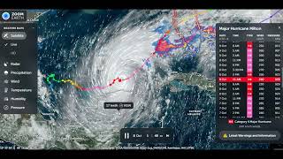 Hurricane Milton Track Path [upl. by Asirrac]