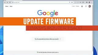 How to update your router firmware Linksys E5400 [upl. by Andonis]