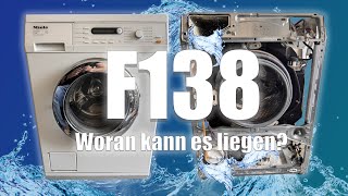 Miele Waschmaschine Fehler F138 Woran kann es liegen [upl. by Groark]