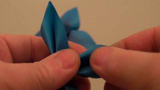 Skill Easy  Folding the Poinsettia Flower [upl. by Ivo]