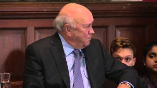 FW De Klerk  S African Politics Oxford Union [upl. by Matti737]