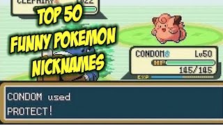 Top 50 FUNNIEST Pokemon Nicknames [upl. by Kenweigh]