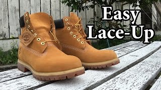 How I Lace My Timberlands [upl. by Lletnwahs158]