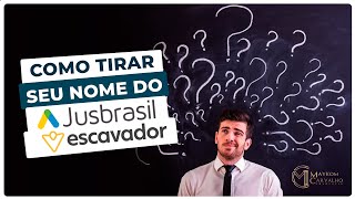 Como Tirar o seu Nome do Escavador ou Jusbrasil na Pesquisa de Processos [upl. by Nyrret]