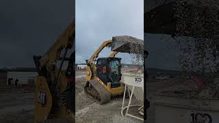 Local 181 apprentice loading up stone for the footings [upl. by Sesom816]