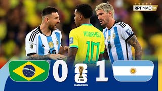 Brasil 0 x 1 Argentina ● 2026 World Cup Qualifiers Extended Goals amp Highlights ᴴᴰ [upl. by Washington]