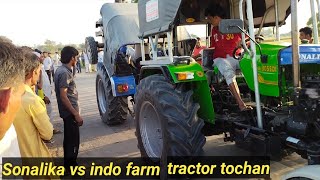 1 साल चलने वाले टायर 5 मिनट में ही खत्म कर दिए tractor tochan Sonalika vs indo farm [upl. by Malek]