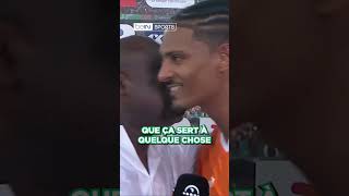 🇨🇮😭 Les larmes de Sébastien Haller interviewé par Basile Boli Shorts [upl. by Flatto]