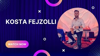 Kosta Fejzolli  Super AtmosferePipzat Kur Kaloj Nga Korca Mbushee Kolazh Live 2022 [upl. by Yenittirb]