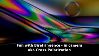 Birefringence CrossPolarization [upl. by Nalyr164]