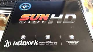 Sun direct HD amp SD Set top box  DTH Service [upl. by Thurstan]