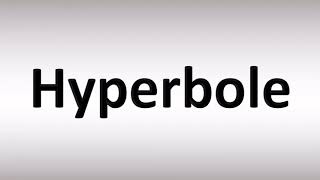 How to Pronounce Hyperbole [upl. by Acimehs]