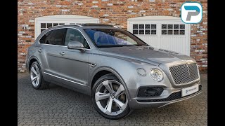 201616 BENTLEY BENTAYGA W12 60 IN HALLMARK WITH BELUGA LEATHER INTERIOR [upl. by Airemahs]