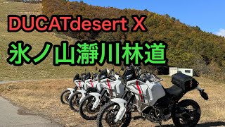 RIDER JO のモトブログ 508 氷ノ山瀞川林道 DUCATI desertX [upl. by Auos508]