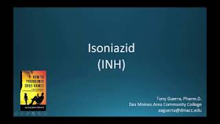 CC How to Pronounce isoniazid INH Backbuilding Pharmacology [upl. by Queridas]