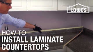 How to Install Laminate Countertops [upl. by Yrakaz]