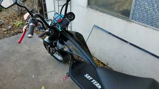 MY HARLEY ELECTRIC STREET LEGAL M1P MOTOTEC CALIFORNIA REGISTERED MOPED EAHORA [upl. by Schlessel452]