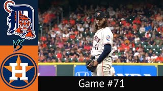 Astros VS Tigers Condensed Game 61524 [upl. by Shannah]