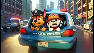 Paw Patrol Ultimate Rescue  CHASE x MARSHALL GOES TO JAIL Whats Going On Funny Story  Rainbow 3 [upl. by Karylin]