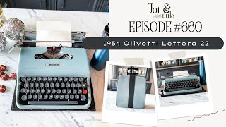 Episode 660 1954 UnderwoodOlivetti Lettera 22 typewriter tutorial [upl. by Aeslehs]