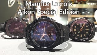 Maurice Lacroix Aikon Special Edition  Black Beauty 23  Review  AI1018PVB013331 OlfertampCo [upl. by Siubhan]