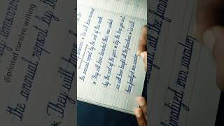 Future Perfect Tense cursivewriting cursivehandwritingenglishhandwriting [upl. by Rene]