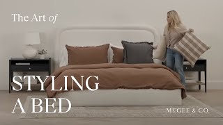 The Art of Bed Styling How To Style Your Bed Like An Interior Designer with Shea McGee [upl. by Lerrud695]