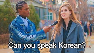 Can Foreigners Living In Korea Speak Korean [upl. by Scarlet]